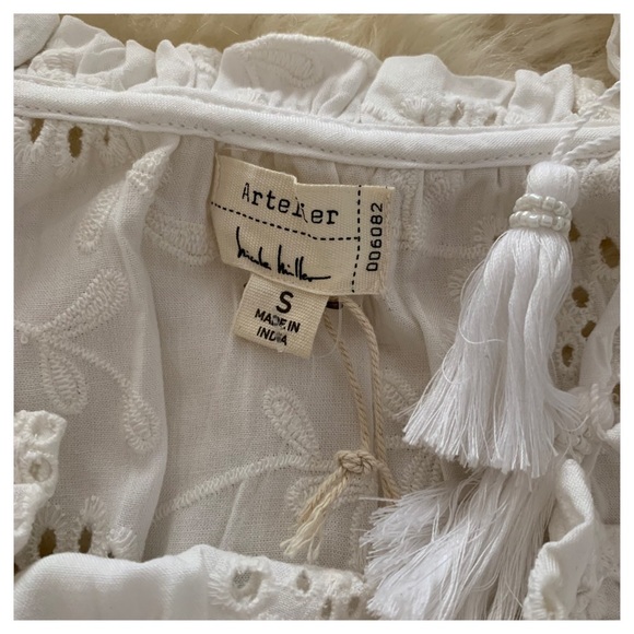 NWT NICOLE MILLER ARTELIER Eyelet Lace Dress - Picture 5 of 6